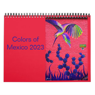Calendrier Couleurs de Oaxaca 2023