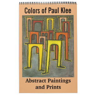 Calendrier Couleurs de Paul Klee Peintures et imprimés Abstra