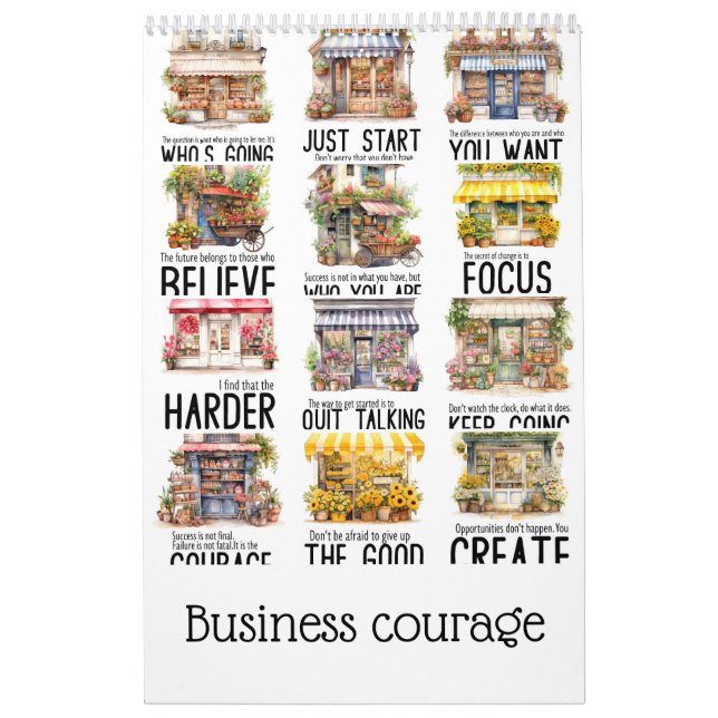 Calendrier Courage d'entreprise (Protection)