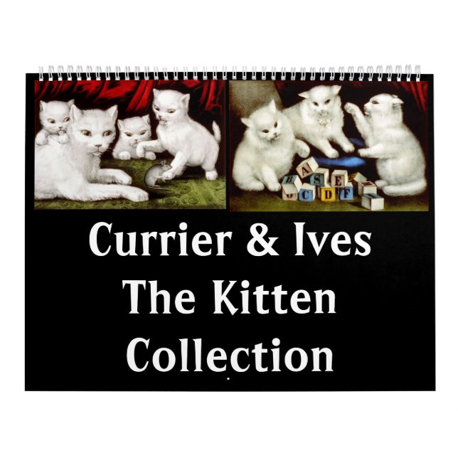 Calendrier Courrier & Ives - Collection Kitten (Protection)