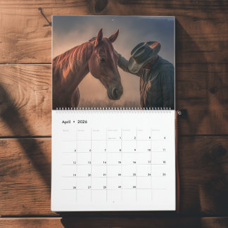 Calendrier Cowboy Occidental 2027