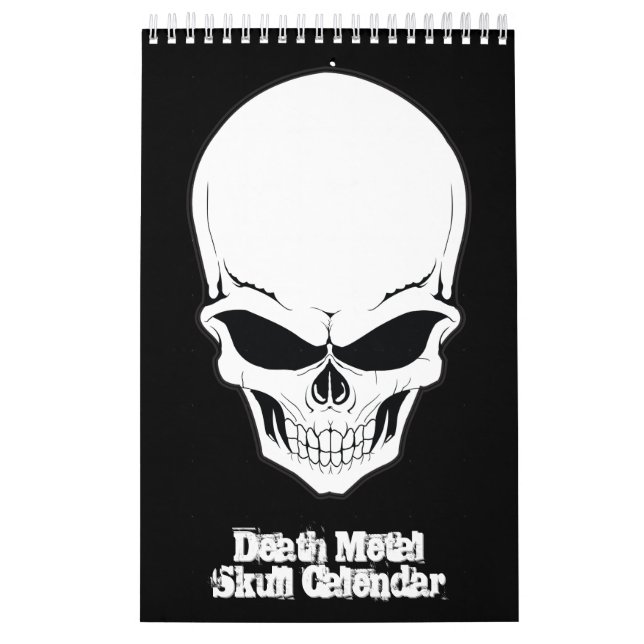 Calendrier Crâne 💀 Mort Collection de Crâne métallique 🔥 (Protection)