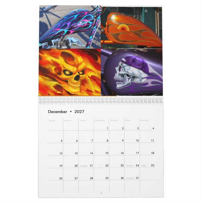 Calendrier Crazy Horse Custom Paint 2021 (Dec 2027)