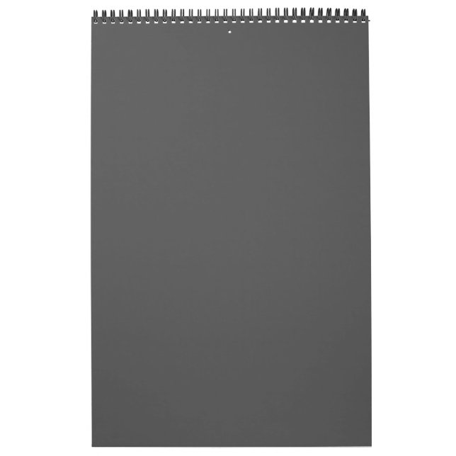Calendrier Create Your Own dark gray Custom Design (Protection)