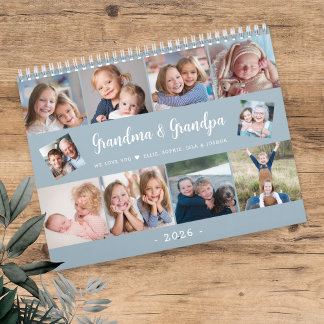 Calendrier Create Your Own Photo Family Modern Script 2026