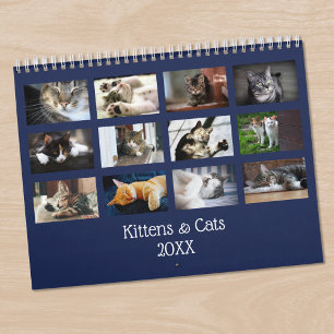 Calendrier Créez votre propre animal de compagnie Photo Navy 