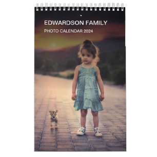 Calendrier Créez votre propre année de photo familiale