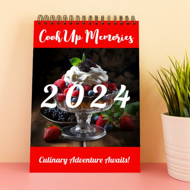 Calendrier créez votre propre recette personnelle 2024 photo (Créateur téléchargé)