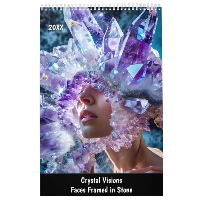 Calendrier Crystal Visions – Faces Framed in Stone (Protection)