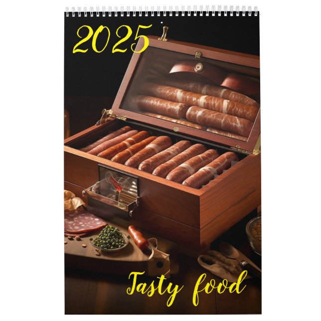 Calendrier Cuisine savoureuse. 2025 (Protection)