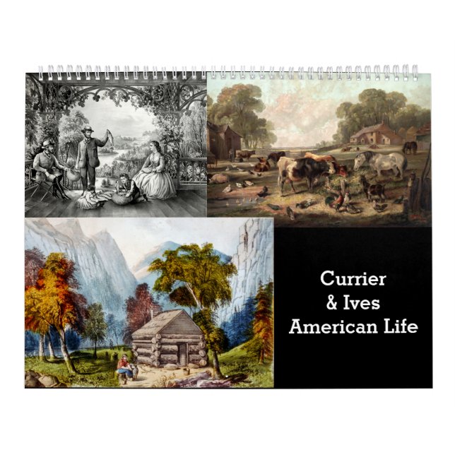 Calendrier Currier & Ives - American Life (Protection)