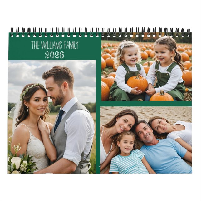 Calendrier Custom Photo Calendar – Full-Page Monthly Photos,  (Protection)