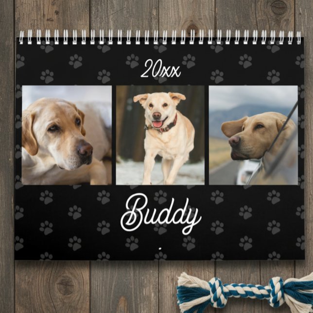 Calendrier Custom Photos Modern Pet Lovers Dog Calendar (Créateur téléchargé)