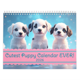Calendrier Cutest Puppy Calendar EVER!