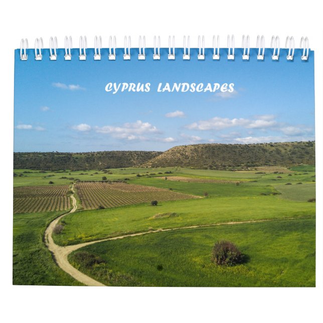 Calendrier Cyprus landscapes calendar (Dos)