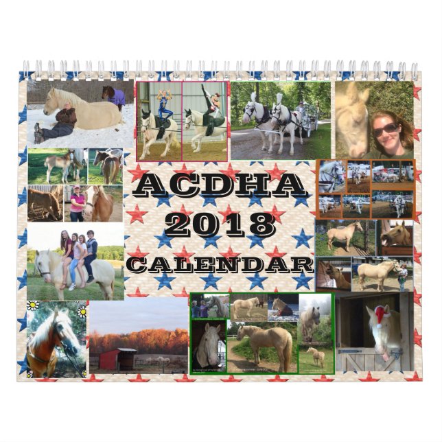 Calendrier d'ACDHA 2018 (Protection)