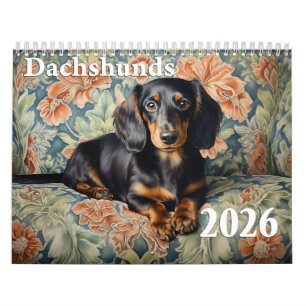 Calendrier Dachshunds 2026