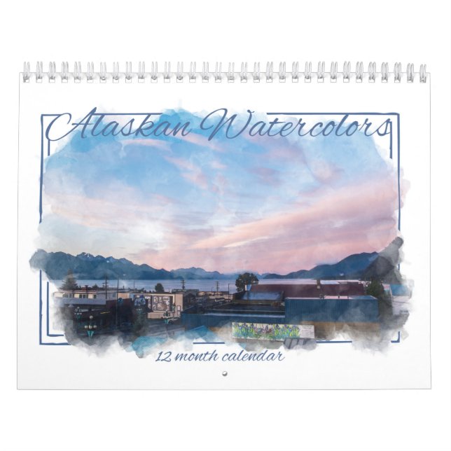 Calendrier d'Alaska d'aquarelles (Protection)