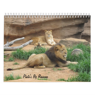 Calendrier d'animal sauvage par Ramona Taylor