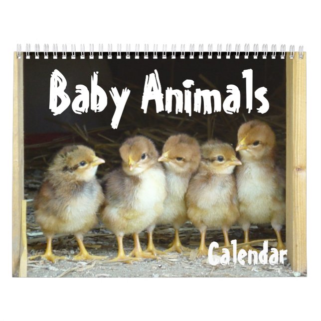 Calendrier d'animaux de bébé (Protection)