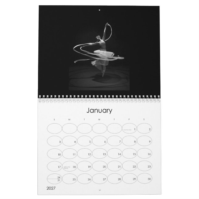 Calendrier Danseurs (Jan 2027)