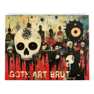 Calendrier d'Art Brut Gothique