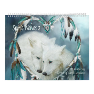 Calendrier d'art des loups 2 d'esprit