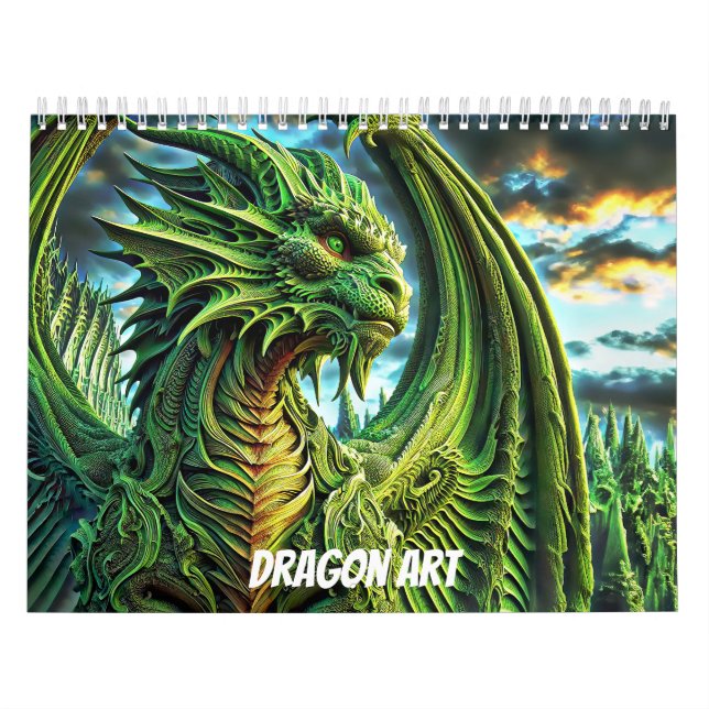 Calendrier d'art Dragon 2026 (Protection)