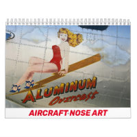 Calendrier d'art du nez d'aéronef