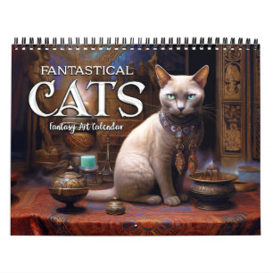 Calendrier d'art fantastique 2027 Chats 3