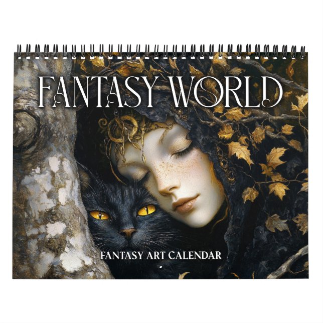Calendrier d'art fantastique du monde fantastique  (Protection)