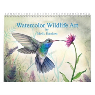 Calendrier d'art faunique par l'artiste Molly Harr