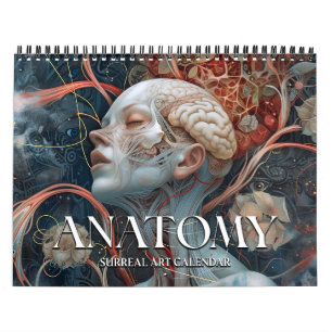 Calendrier d'art surréaliste d'anatomie 2 2027