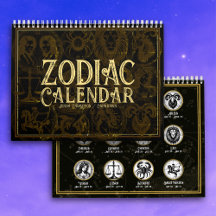 Calendrier d'astrologie du zodiaque