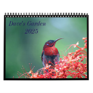 Calendrier Dave's Garden 2025