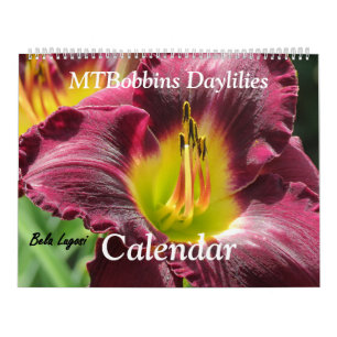 Calendrier Daylilies de MTBobbins - avec des noms - grand