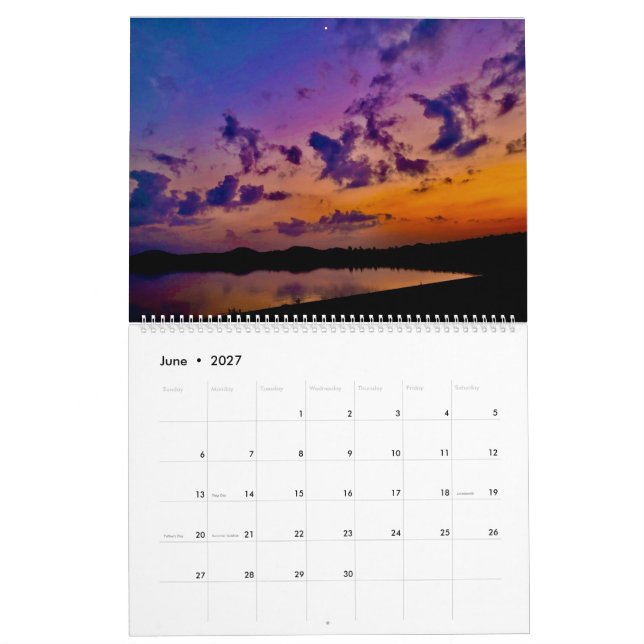 Calendrier de 12 mois (Jun 2027)