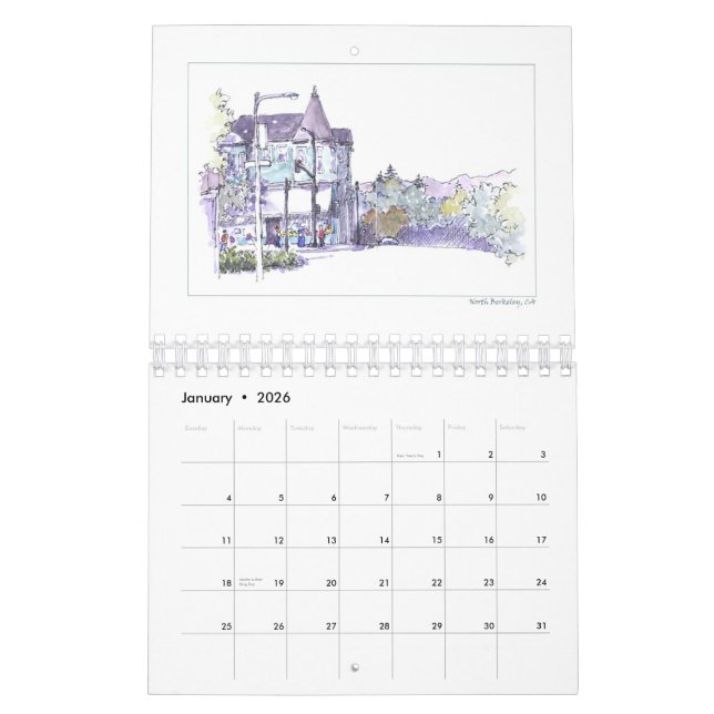 Calendrier de 2008 croquis (Jan 2026)