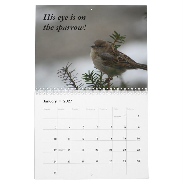 Calendrier de 2012 éloges ! (Jan 2027)