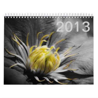 Calendrier de 2013 fleurs