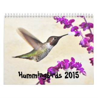 Calendrier de 2015 colibris