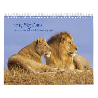 Calendrier de 2015 grands chats par la photo de