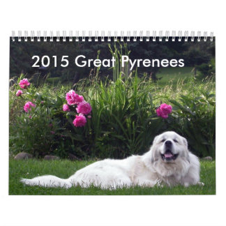 Calendrier de 2015 Grands Pyrénées