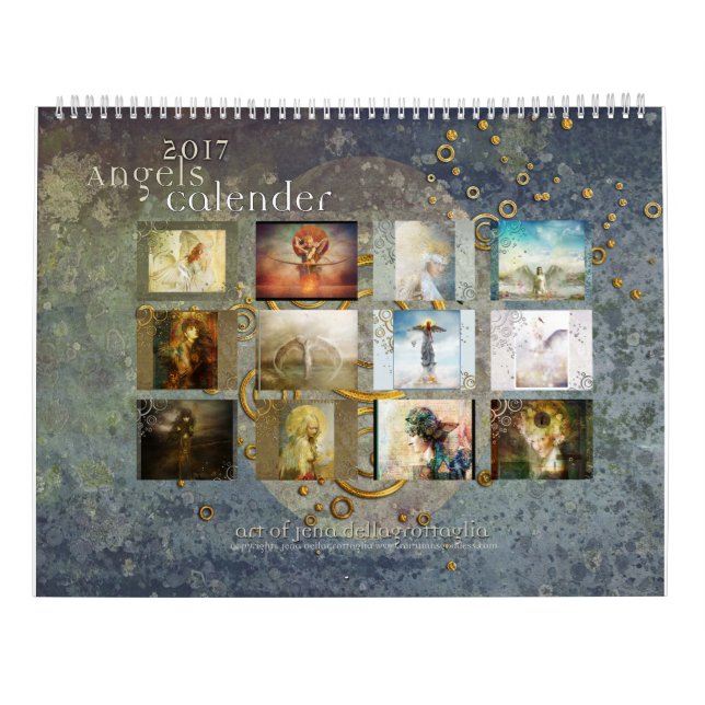 Calendrier de 2017 anges (Dos)