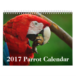 Calendrier de 2017 perroquets