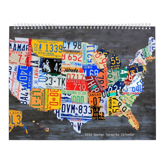 Calendrier de 2018 de conception de péage plaques (Protection)
