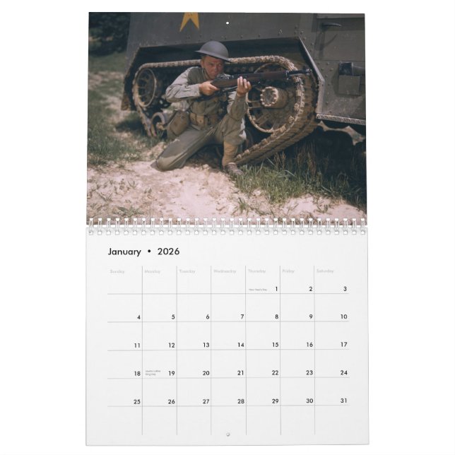 Calendrier de 2ÈME GUERRE MONDIALE - 2013 (Jan 2026)
