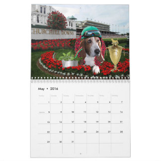 Calendrier de Basset Hound