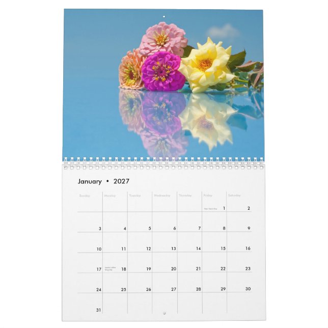 Calendrier de beauté florissante (Jan 2027)