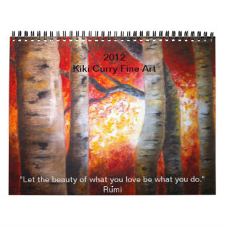 Calendrier de beaux-arts par le cari 2012   de